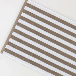 Serviettes De Bain></noscript>Camif LASA HOME Serviette de bain coton recyclé Lucia - - 100 x 150 cm Marron