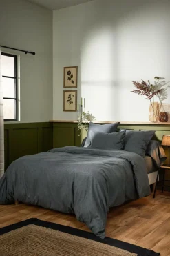 Taies D'Oreiller>Camif LASA HOME Taie d'oreiller coton flanelle Livia - - 50 x 70 cm Graphite