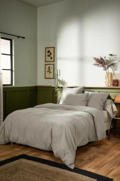 Taies D'Oreiller>Camif LASA HOME Taie d'oreiller coton flanelle Livia - - 65 x 65 cm Lin