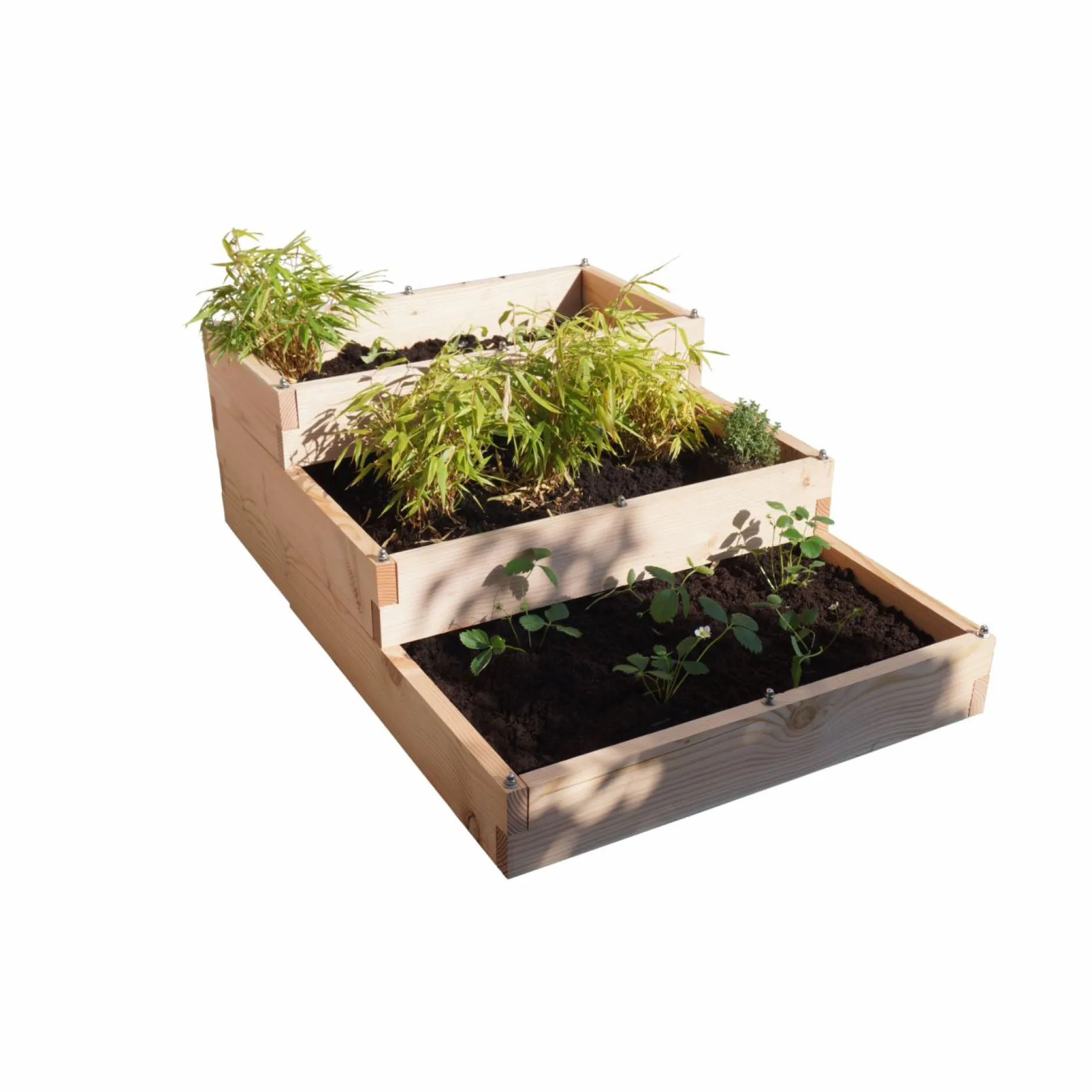 Carrés De Potager>Camif LE CARRE FANTASTIK Carré de Potager 3 Niveaux Big Triptik en Bois