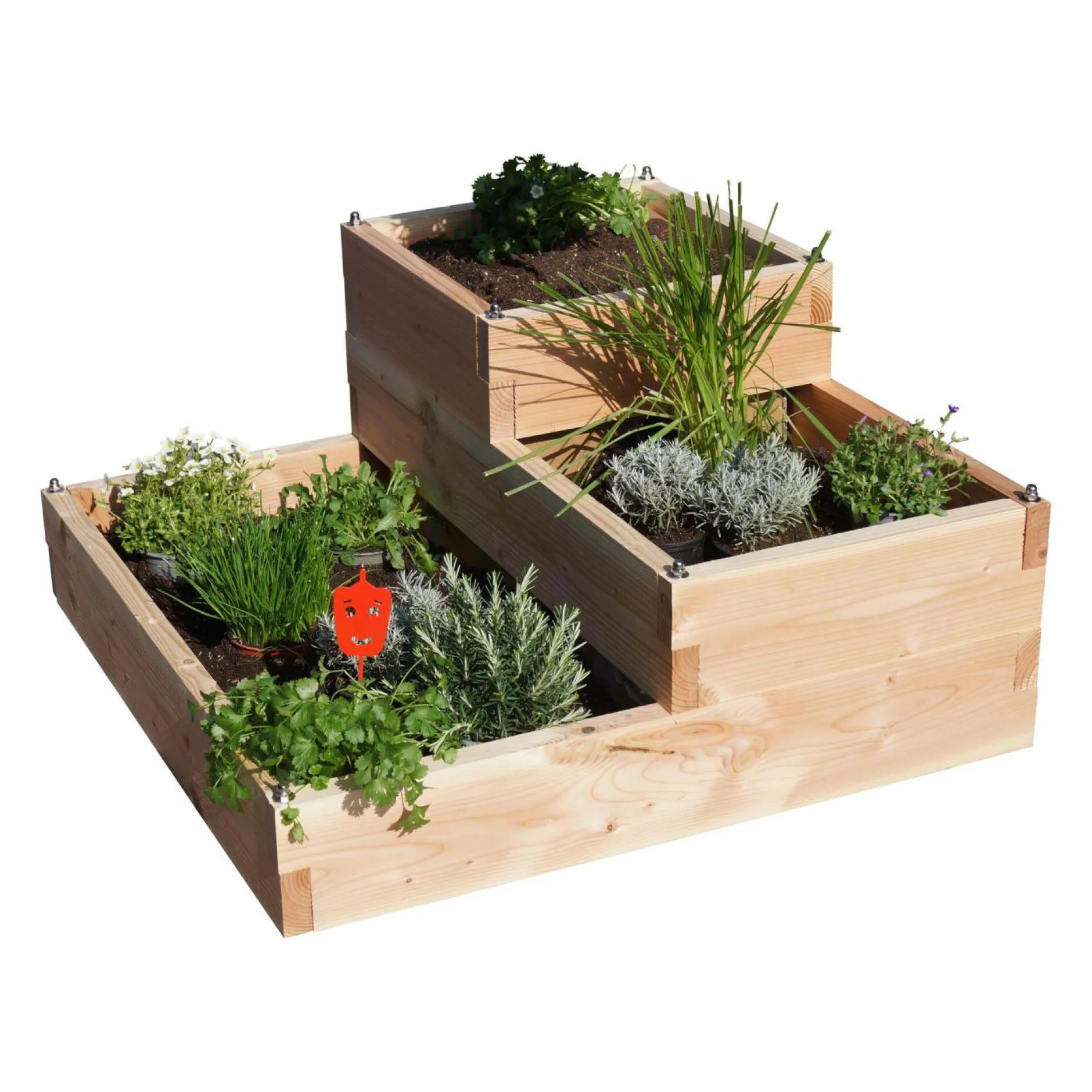 Carrés De Potager>Camif LE CARRE FANTASTIK Carré de Potager 3 Niveaux Effet Graphik Junior en Bois