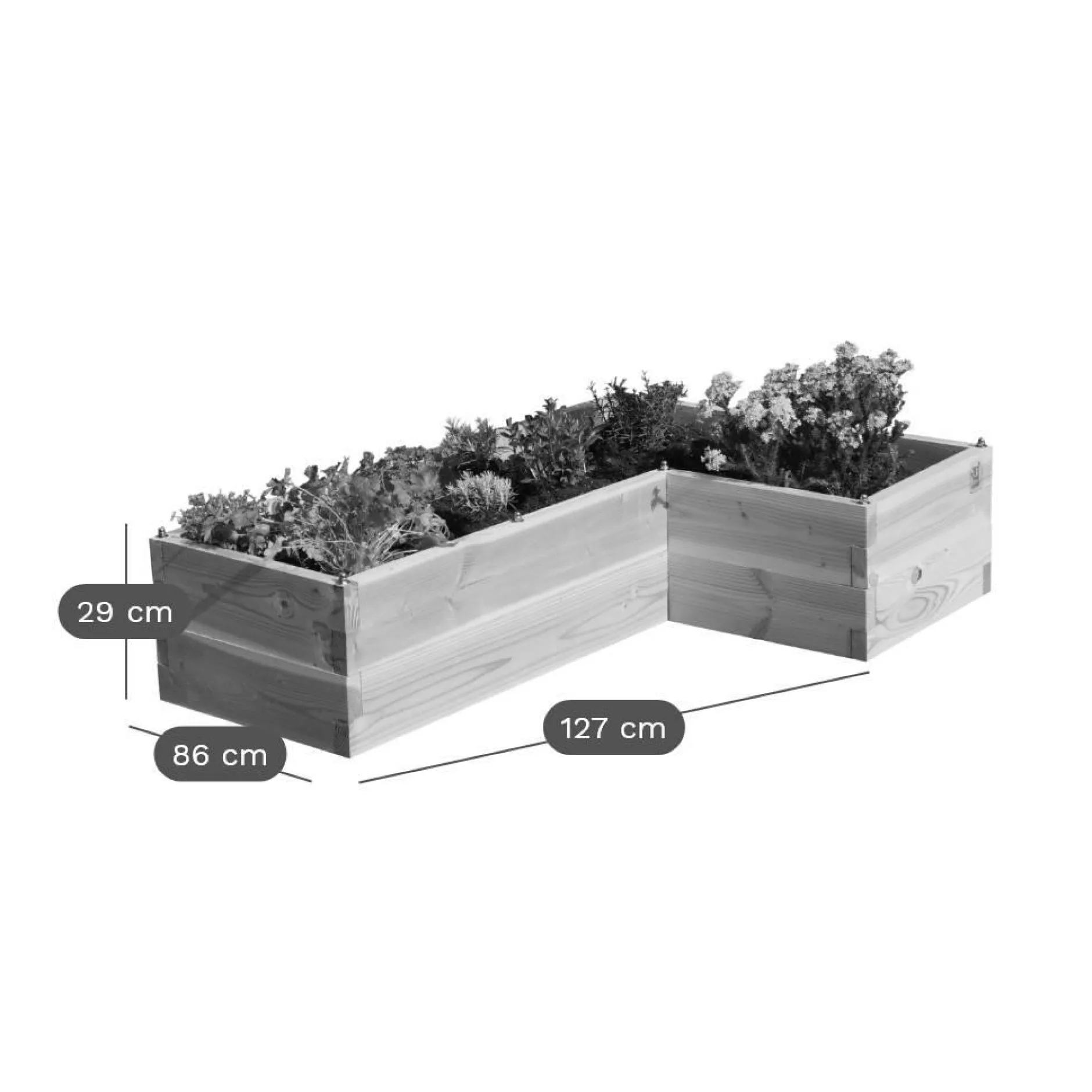 Carrés De Potager>Camif LE CARRE FANTASTIK Carré de Potager Sympatik en Bois