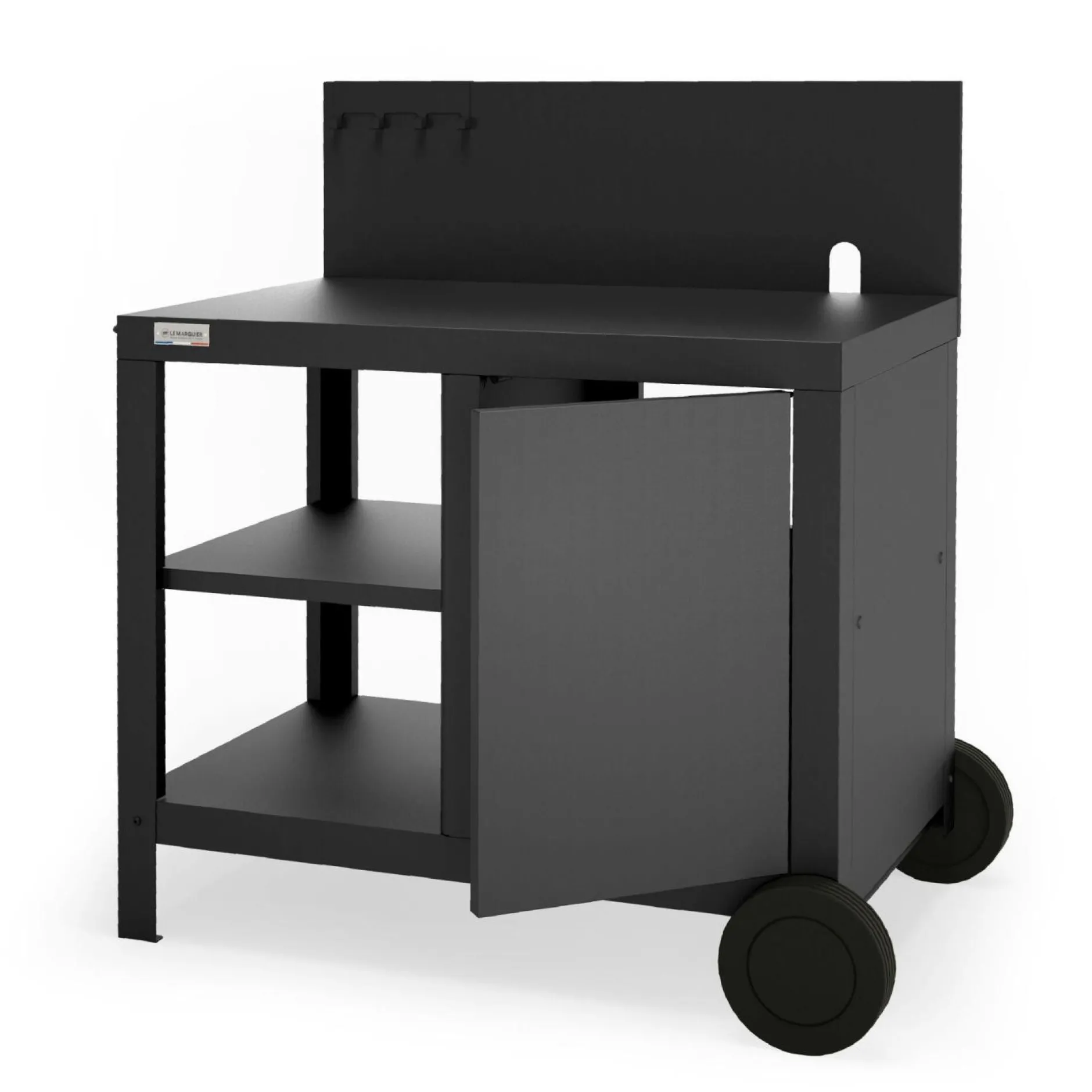 Dessertes Planchas>Camif LE MARQUIER Desserte Allure en Acier Noir