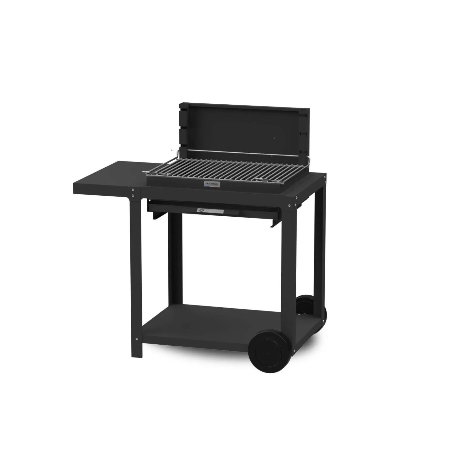 Ensembles Planchas Et Dessertes>Camif LE MARQUIER Ensemble Barbecue et Chariot Montory - Noir