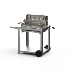 Ensembles Planchas Et Dessertes>Camif LE MARQUIER Ensemble Barbecue et Chariot Mendy - Inox