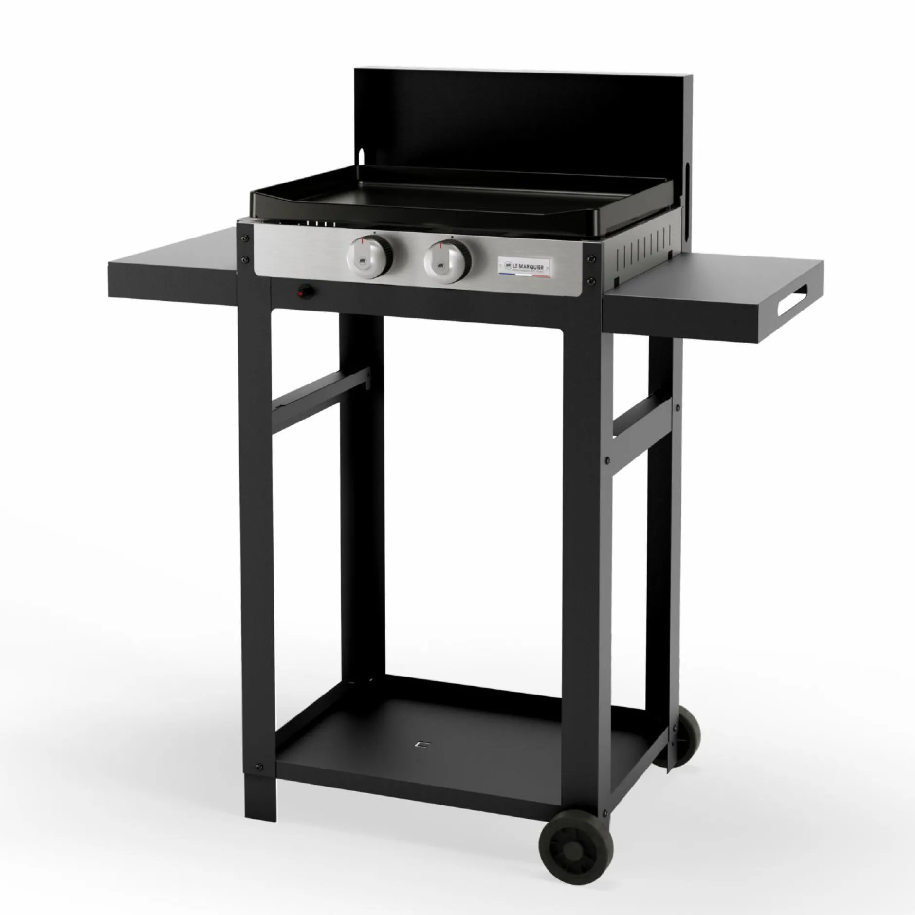 Ensembles Planchas Et Dessertes>Camif LE MARQUIER Ensemble Plancha et Chariot La Plancha Française Gaz Acier Inox