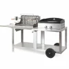 Ensembles Planchas Et Dessertes|Barbecues>Camif LE MARQUIER Ensemble Plancha, Barbecue et Chariot Mendy-Alde Baia en Inox
