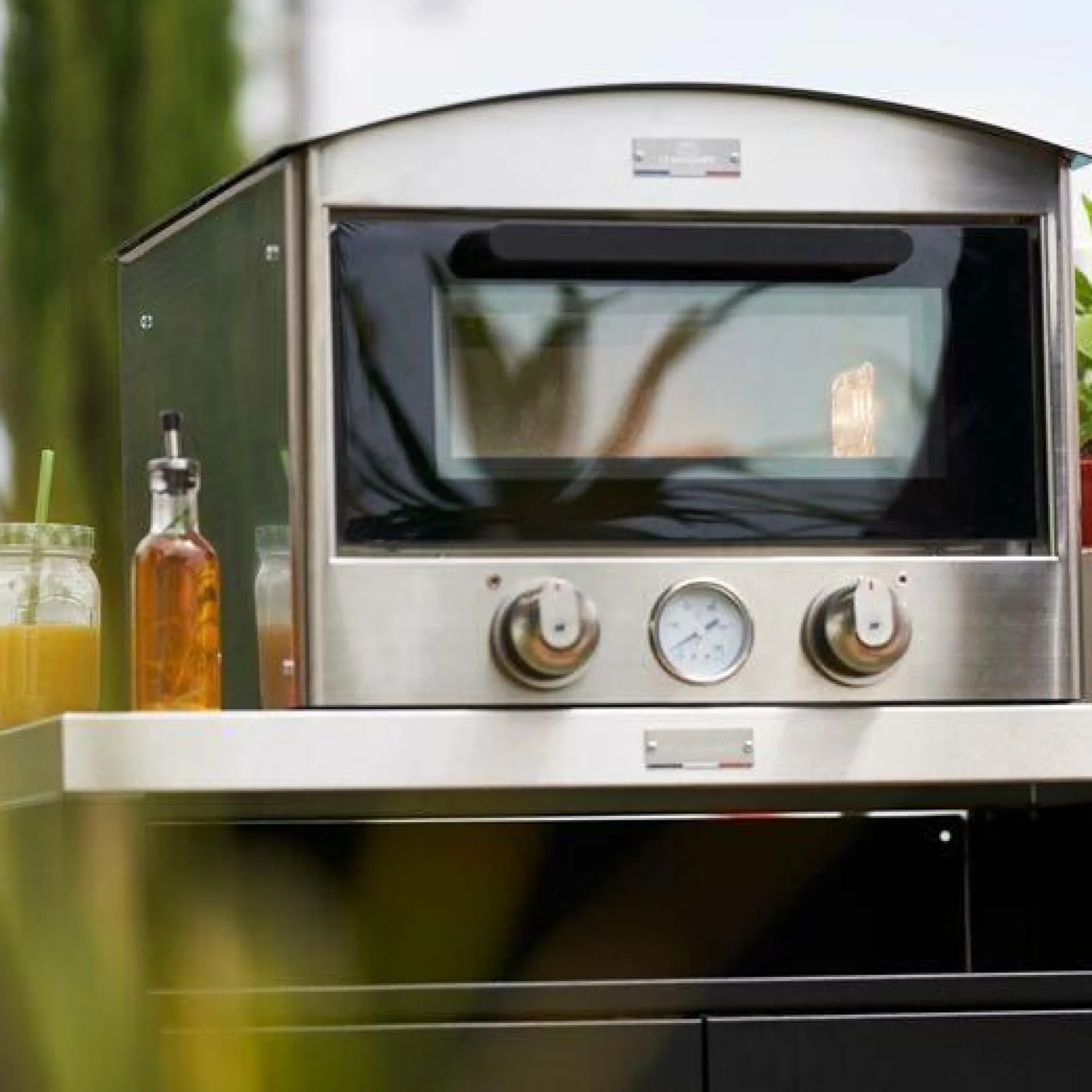 Planchas>Camif LE MARQUIER Four à Pizza Électrique d'Extérieur Signature 450