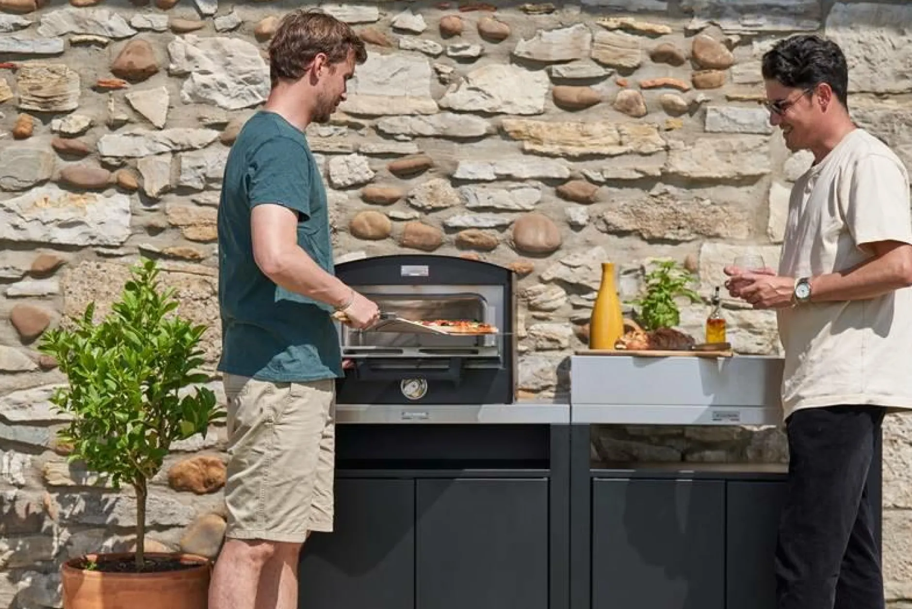 Planchas>Camif LE MARQUIER Four à Pizza Électrique d'Extérieur Signature 350