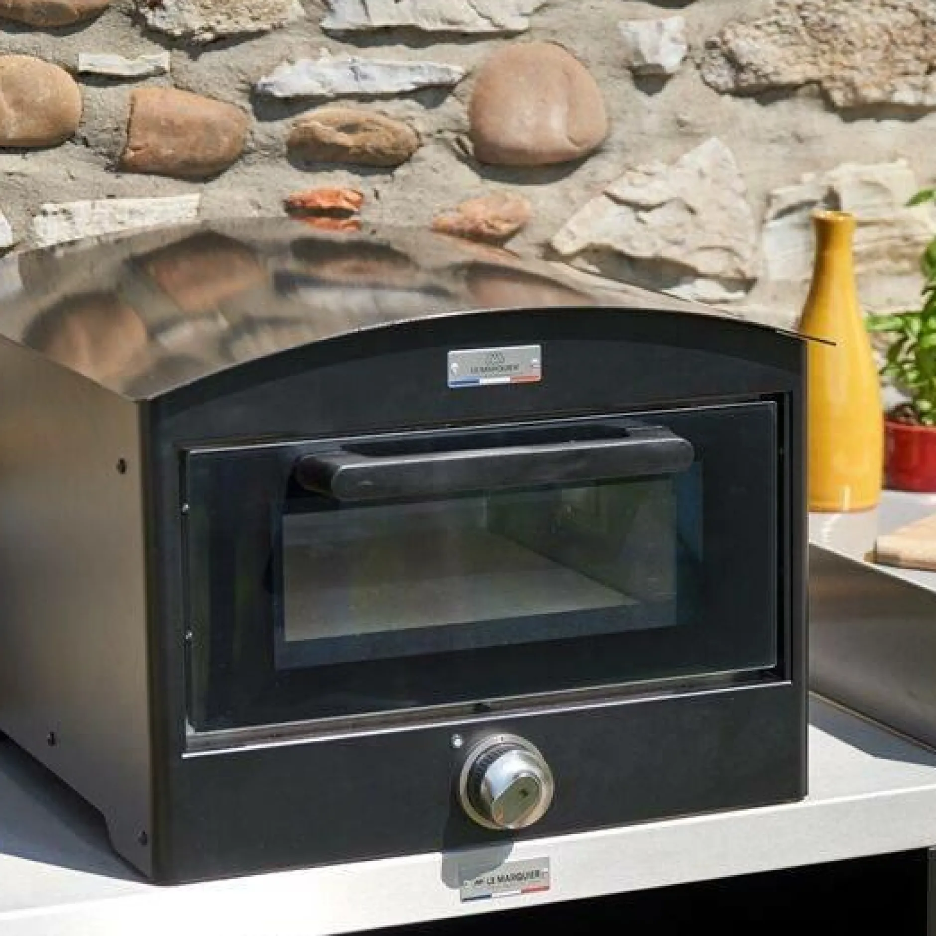 Planchas>Camif LE MARQUIER Four à Pizza Électrique d'Extérieur Signature 350