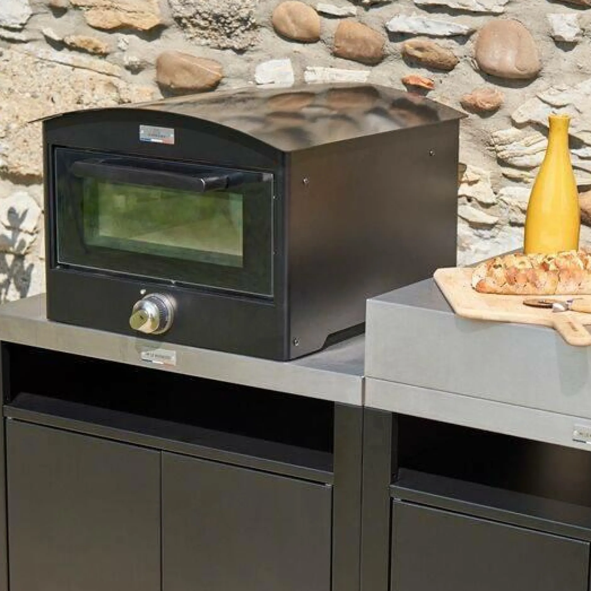 Planchas>Camif LE MARQUIER Four à Pizza Électrique d'Extérieur Signature 350