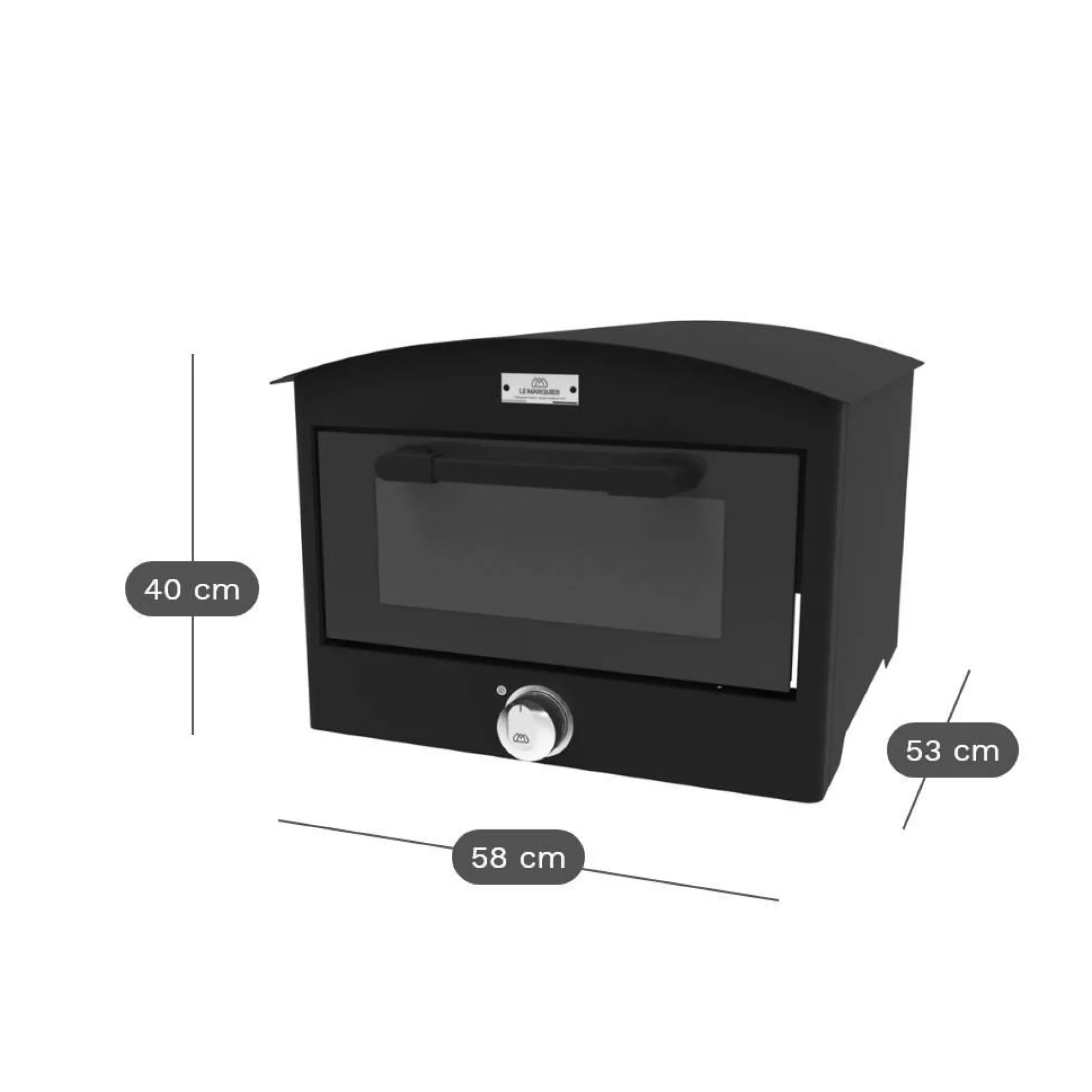 Planchas>Camif LE MARQUIER Four à Pizza Électrique d'Extérieur Signature 350