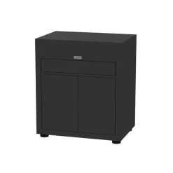 Cuisines D'Extérieur>Camif LE MARQUIER Meuble avec Tiroir pour Cuisine d'Extérieur 80 x 55 cm - Noir