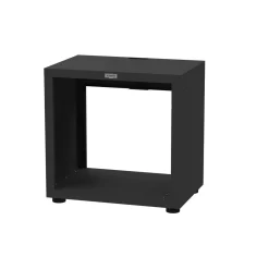 Cuisines D'Extérieur>Camif LE MARQUIER Meuble Cuisson Ouvert pour Cuisine d'Extérieur 80 x 55 cm en Acier Noir