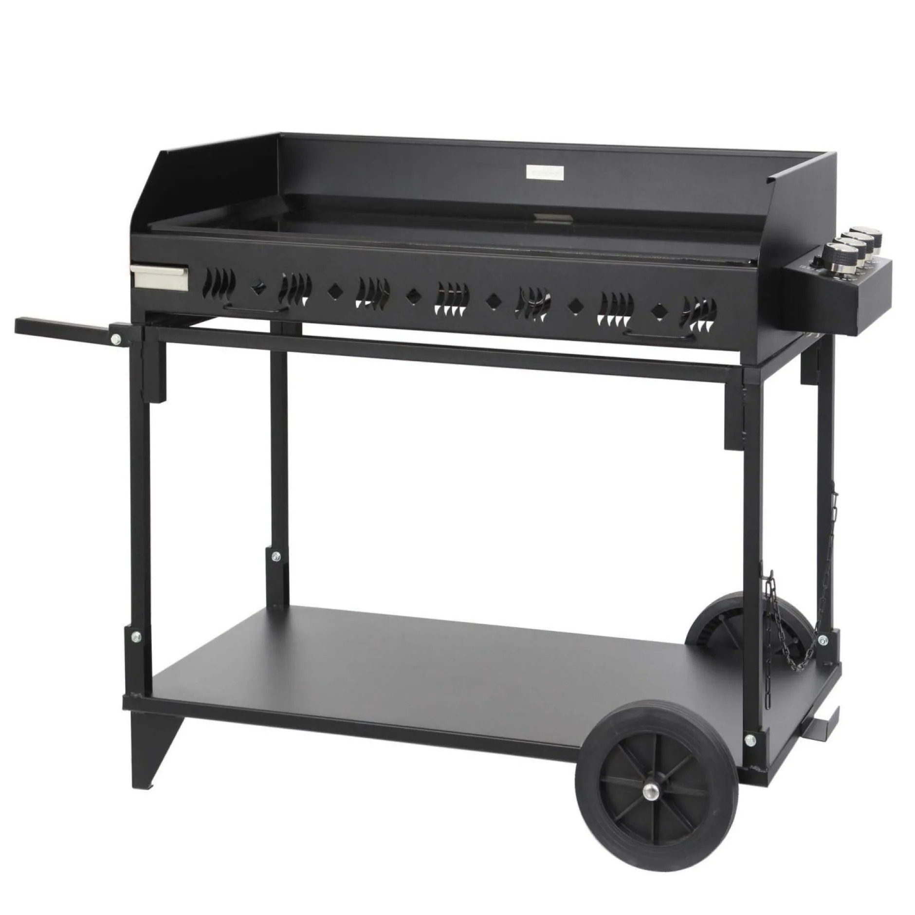 Ensembles Planchas Et Dessertes>Camif LE MARQUIER Plancha gaz Exception Pakita sur chariot