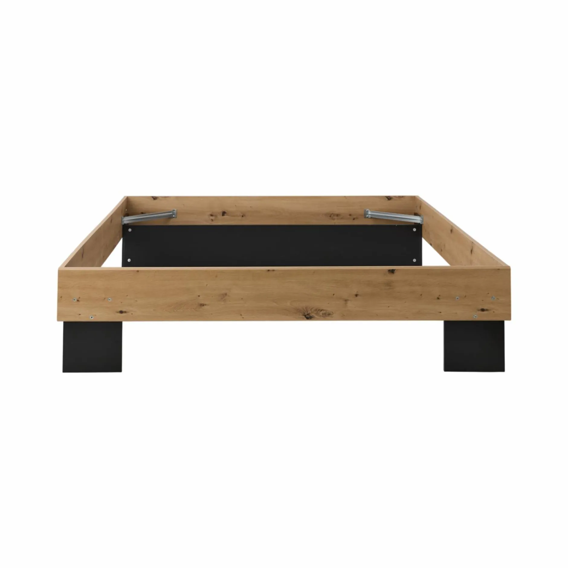 Lits Avec Rangement|Lits Avec Rangement>Camif Lit avec tiroir de rangement en option Paris - - 160 x 200 cm Bois/Noir