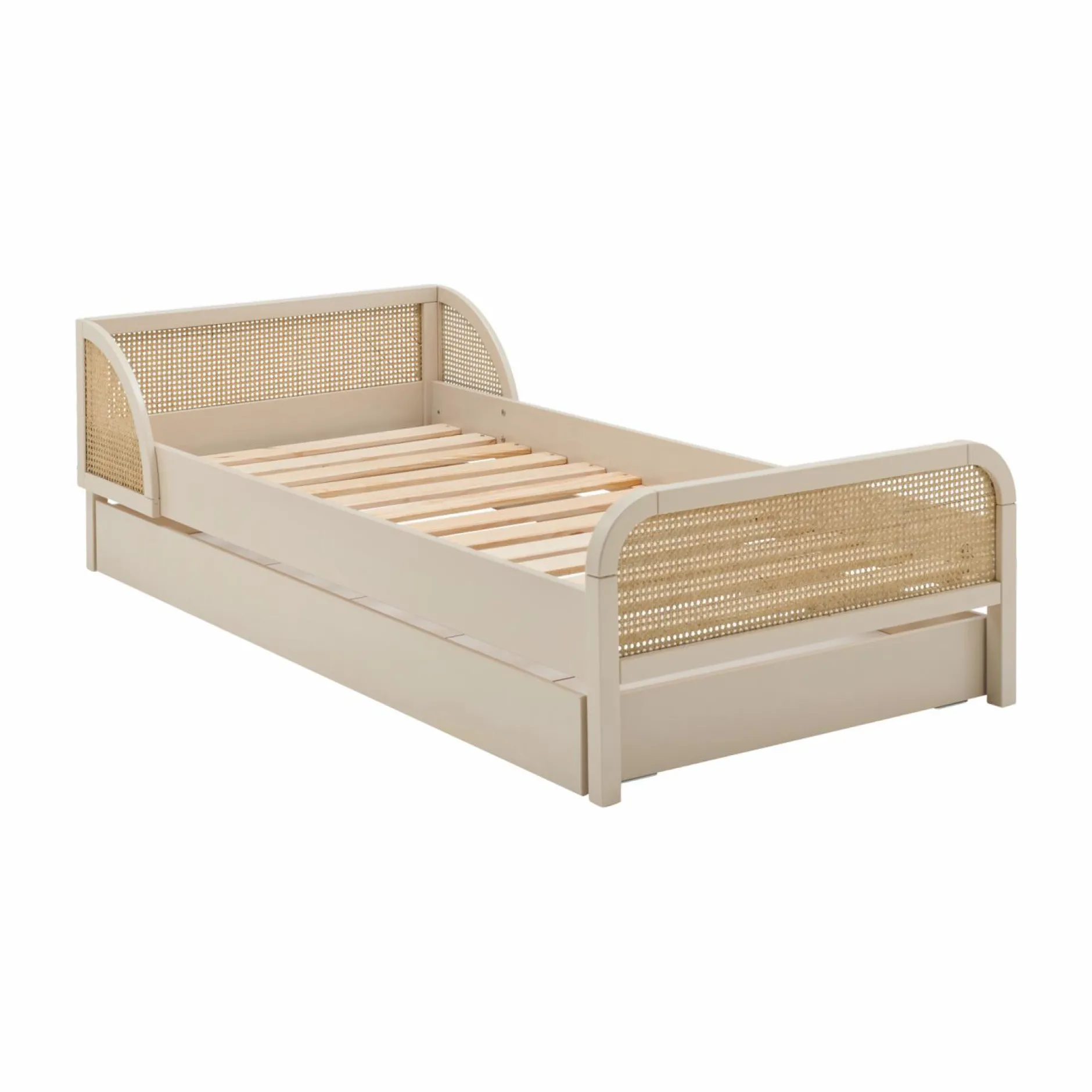 Chambres Enfant|Chambres Enfant>Camif Lit avec tiroir de rangement en option Sam - Beige