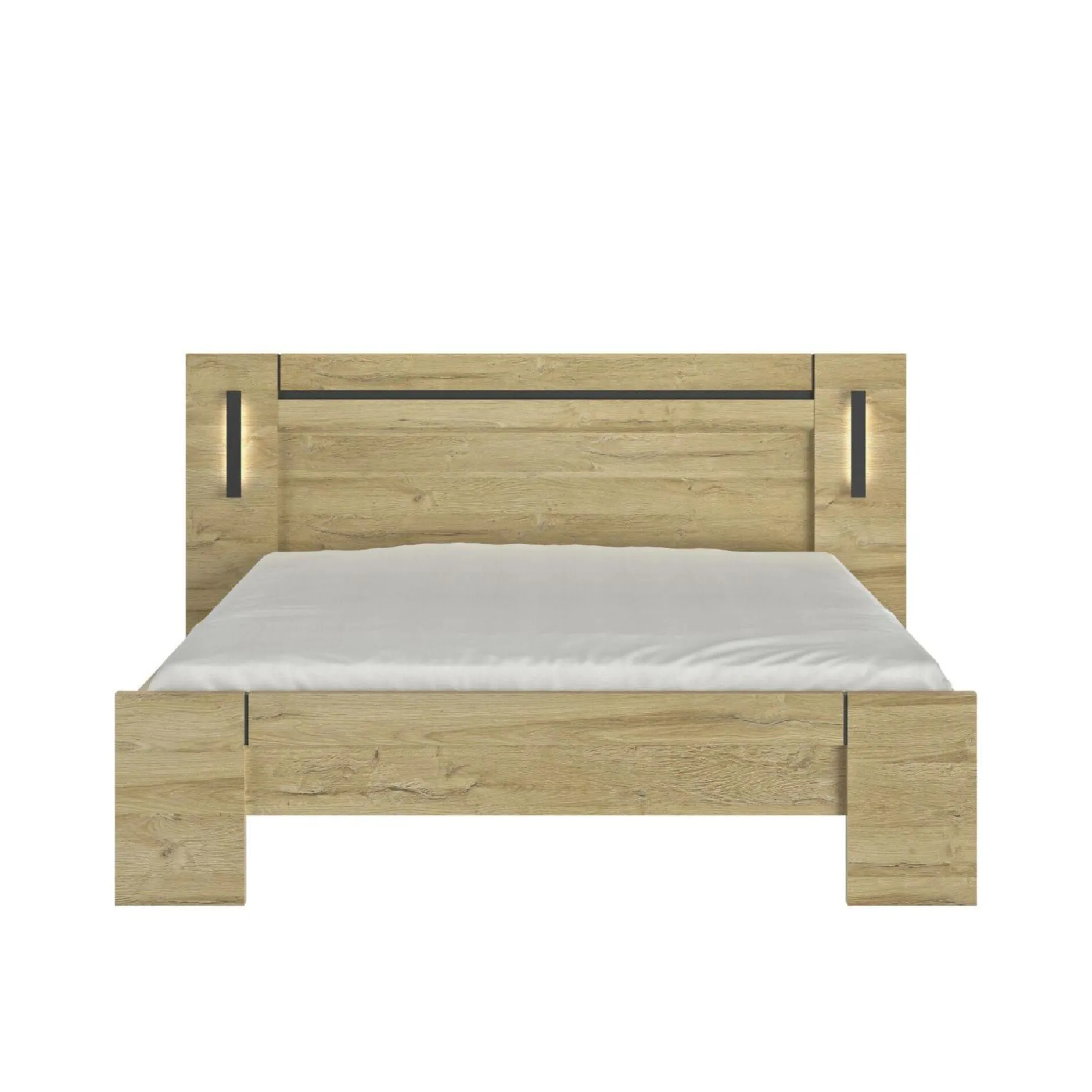 Lits Avec Rangement|Lits Avec Rangement>Camif Lit avec tiroir de rangement en option Emilie - 140 x 190 cm