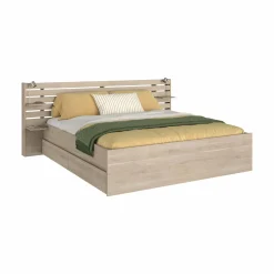 Lits Avec Rangement|Lits Avec Rangement>Camif Lit avec tiroirs de rangement en option Palmyre - 160 x 200 cm