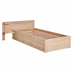 Chambres Enfant|Chambres Enfant></noscript>Camif Lit bois massif avec tiroir de rangement en option Etienne - Brut