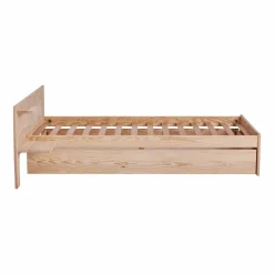 Chambres Enfant|Chambres Enfant></noscript>Camif Lit bois massif avec tiroir de rangement en option Etienne - Brut