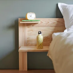 Chambres Enfant|Chambres Enfant></noscript>Camif Lit bois massif avec tiroir de rangement en option Etienne - Brut