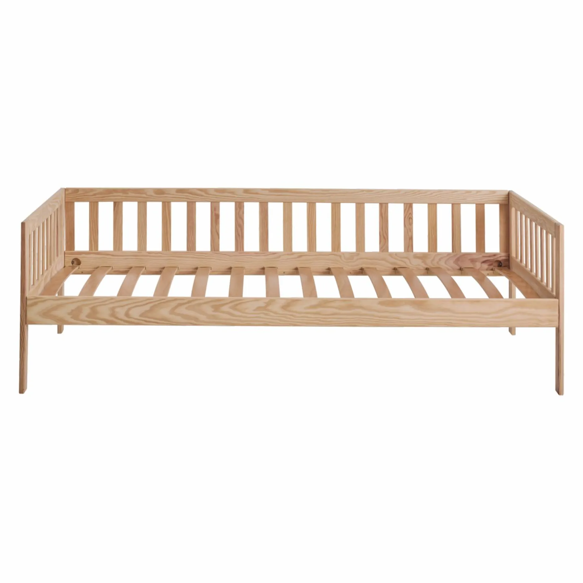 Chambres Enfant|Chambres Enfant>Camif Lit bois massif avec tiroir de rangement en option Emile - Brut