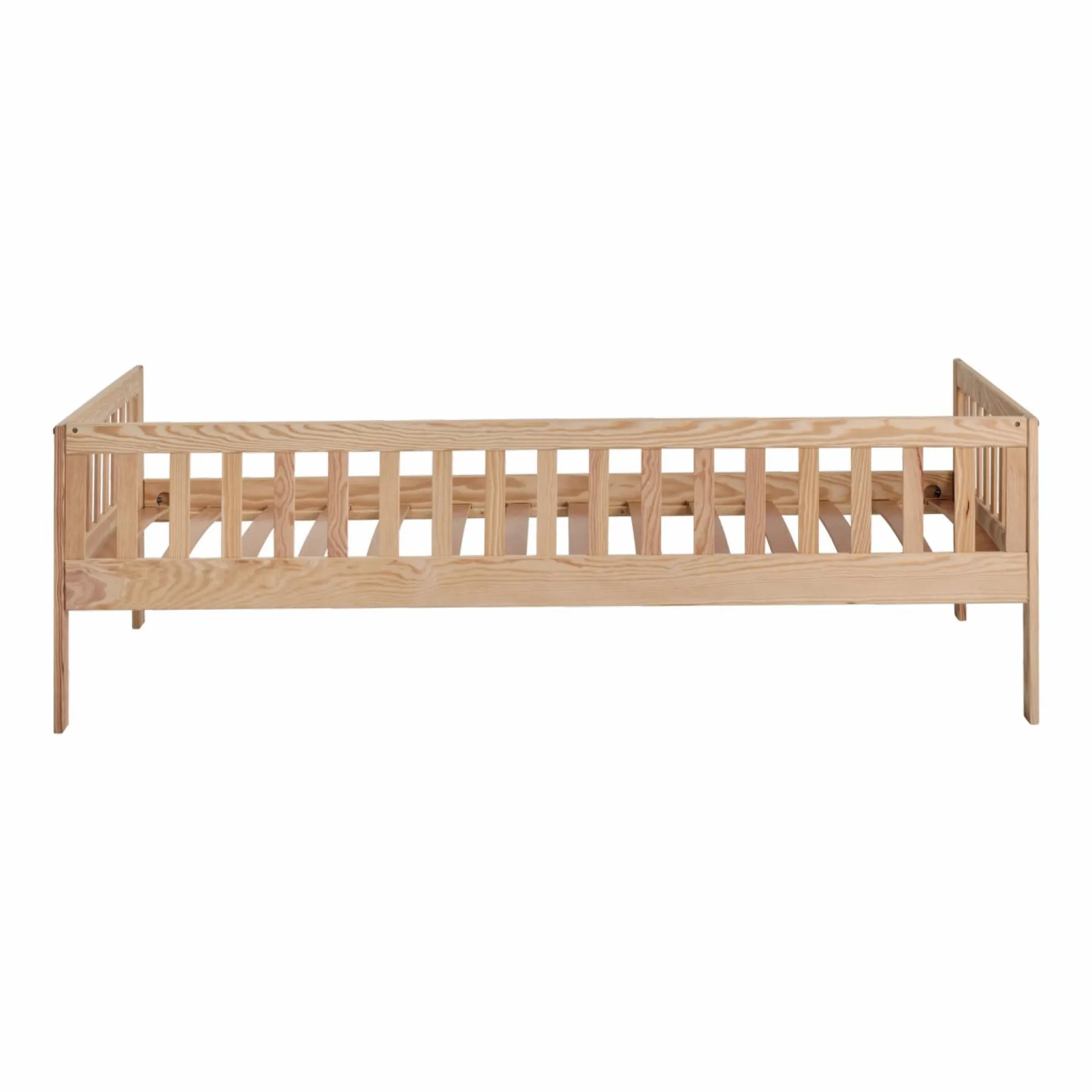 Chambres Enfant|Chambres Enfant>Camif Lit bois massif avec tiroir de rangement en option Emile - Brut