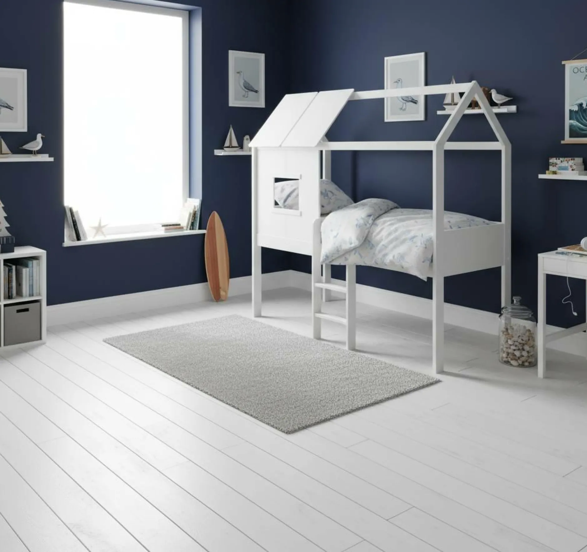 Chambres Enfant|Chambres Enfant>Camif Lit cabane avec rangements en option Teddy