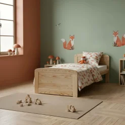 Chambres Enfant|Chambres Enfant>Camif Lit enfant bois massif avec tiroir en option Iris - Naturel