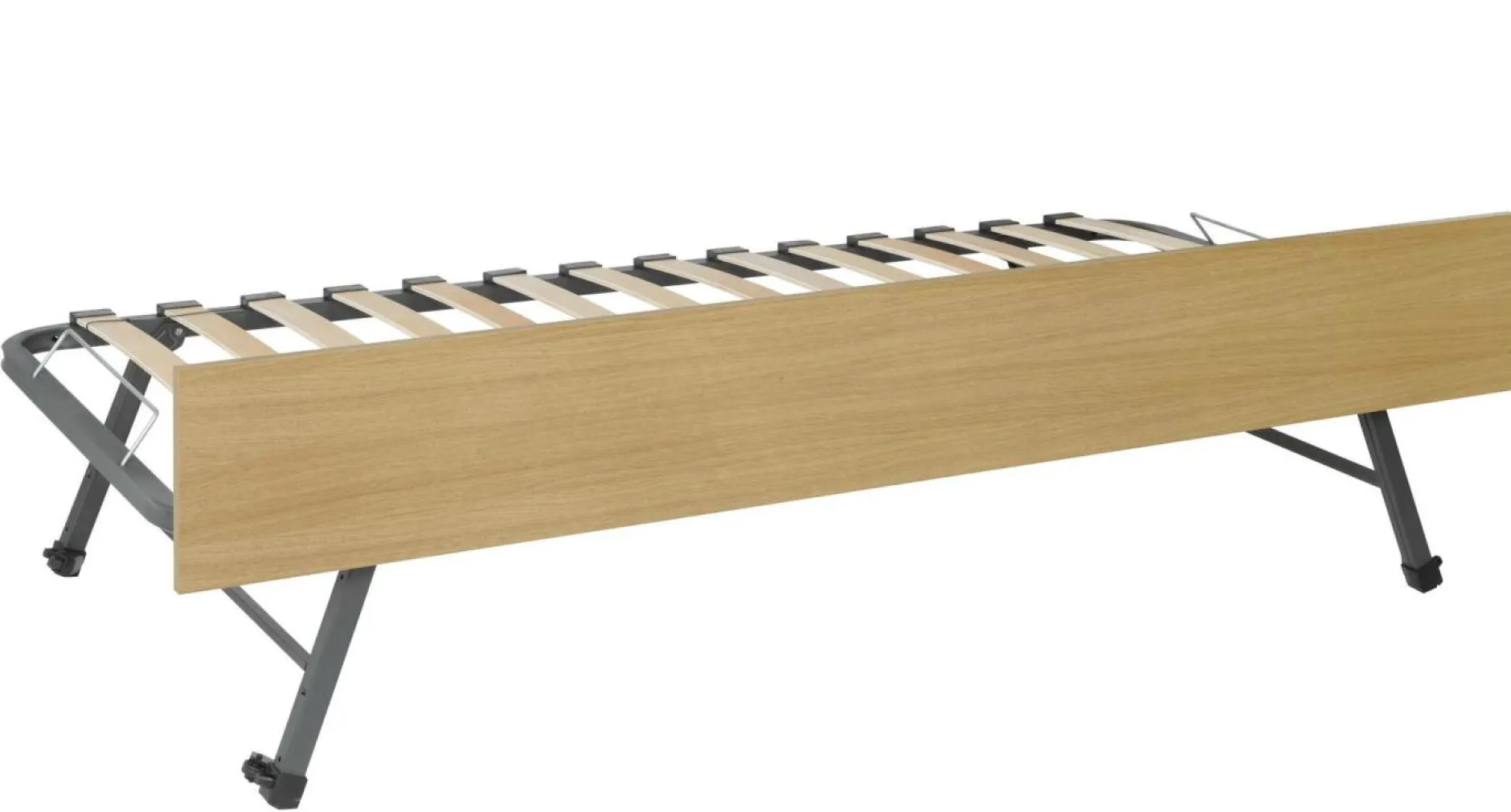 Chambres Enfant|Chambres Enfant>Camif Lit gigogne Séraphin - Blanc/Bois