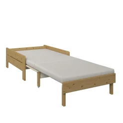 Chambres Enfant|Chambres Enfant></noscript>Camif Lit mezzanine + fauteuil extensible Tim - Miel