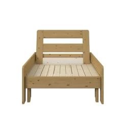 Chambres Enfant|Chambres Enfant></noscript>Camif Lit mezzanine + fauteuil extensible Tim - Miel