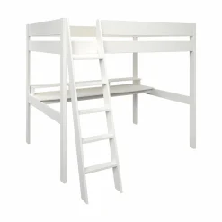 Lits Mezzanine|Chambres Enfant>Camif Lit mezzanine avec bureau Timon - Blanc