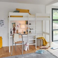 Chambres Enfant|Chambres Enfant>Camif Lit mezzanine Tim - Blanc