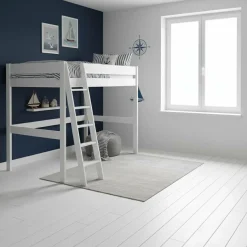 Lits Mezzanine|Chambres Enfant>Camif Lit mezzanine Timon - Blanc