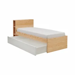 Chambres Enfant|Chambres Enfant>Camif Lit rangement bois massif Sebastian - Bois/Blanc