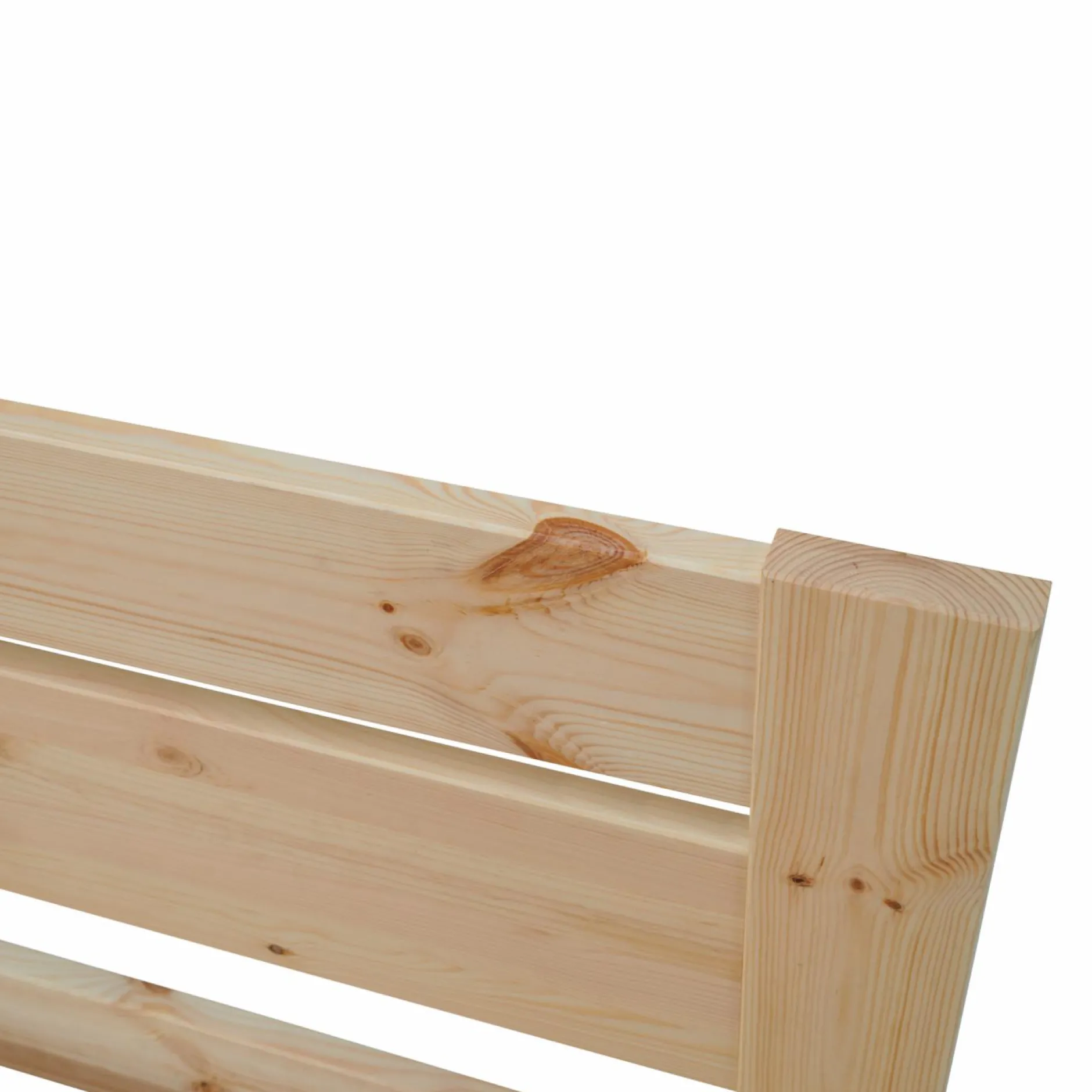 Lits Avec Rangement|Lits Avec Rangement>Camif Lit rangement bois massif Tara - - 140 x 200 cm Naturel