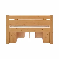 Lits Avec Rangement|Lits Avec Rangement></noscript>Camif Lit rangement bois massif Tara - - 140 x 190 cm Miel