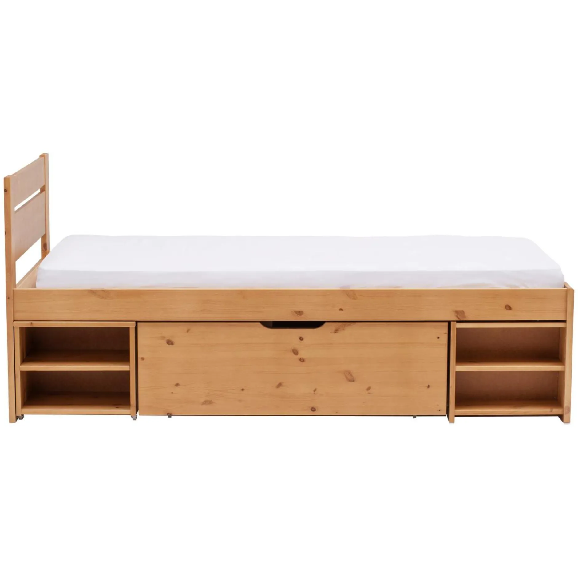 Chambres Enfant|Chambres Enfant>Camif Lit rangement enfant bois massif Tara - - 90 x 200 cm Miel