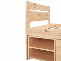 Lits Avec Rangement|Lits Avec Rangement></noscript>Camif Lit rangement enfant bois massif Tara - - 90 x 200 cm Naturel