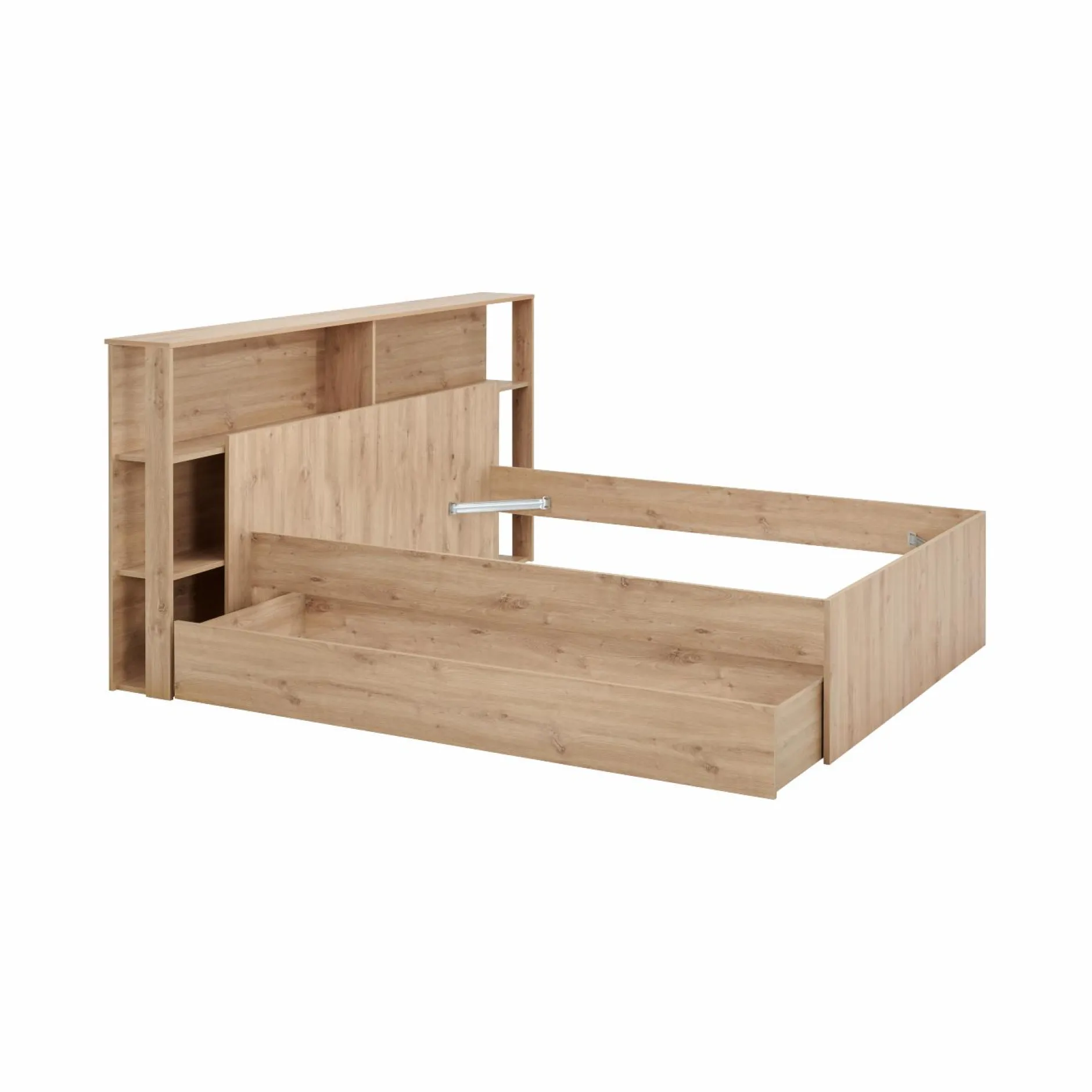 Lits Avec Rangement|Lits Avec Rangement>Camif Lit rangement Nature - 140 x 190 cm