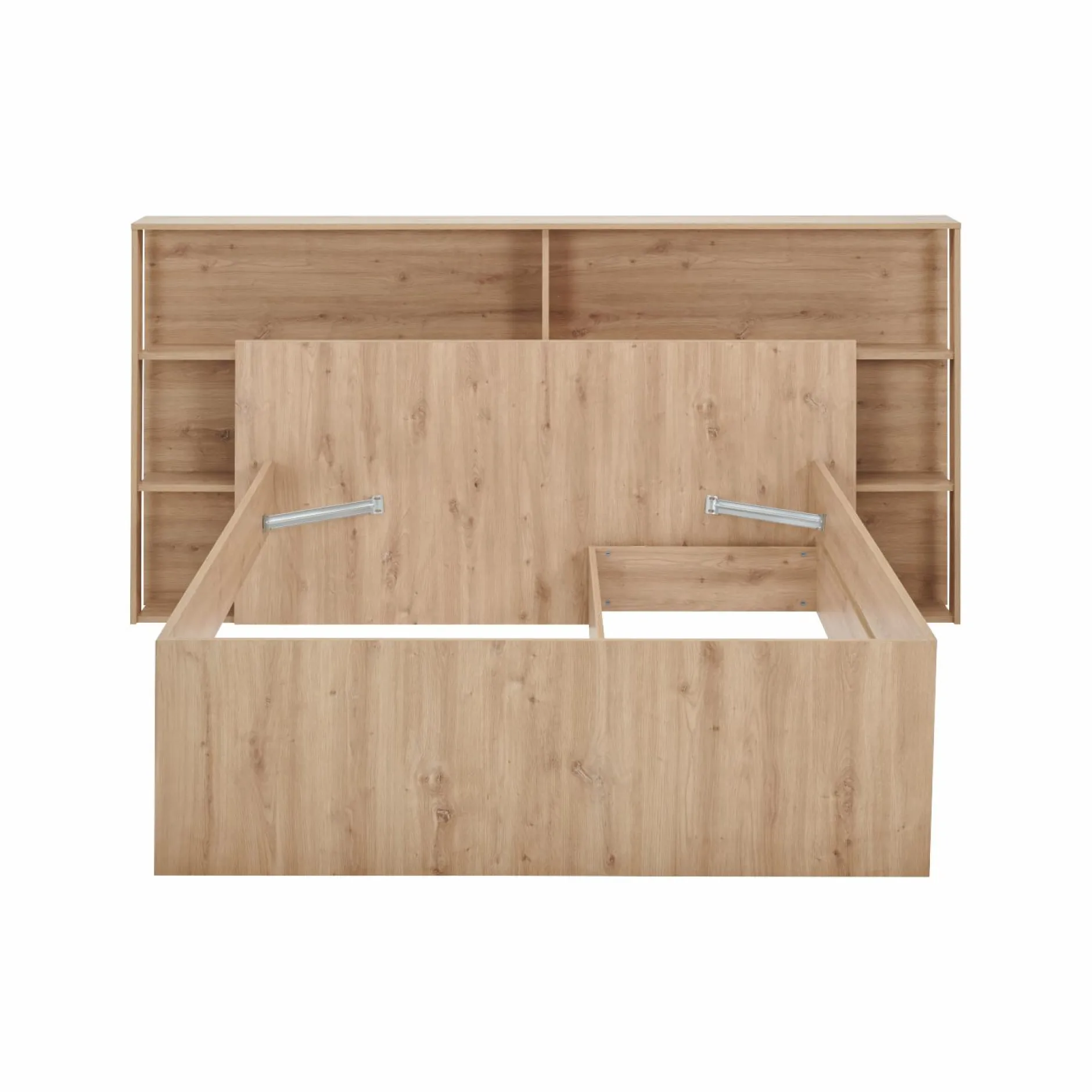 Lits Avec Rangement|Lits Avec Rangement>Camif Lit rangement Nature - 140 x 190 cm