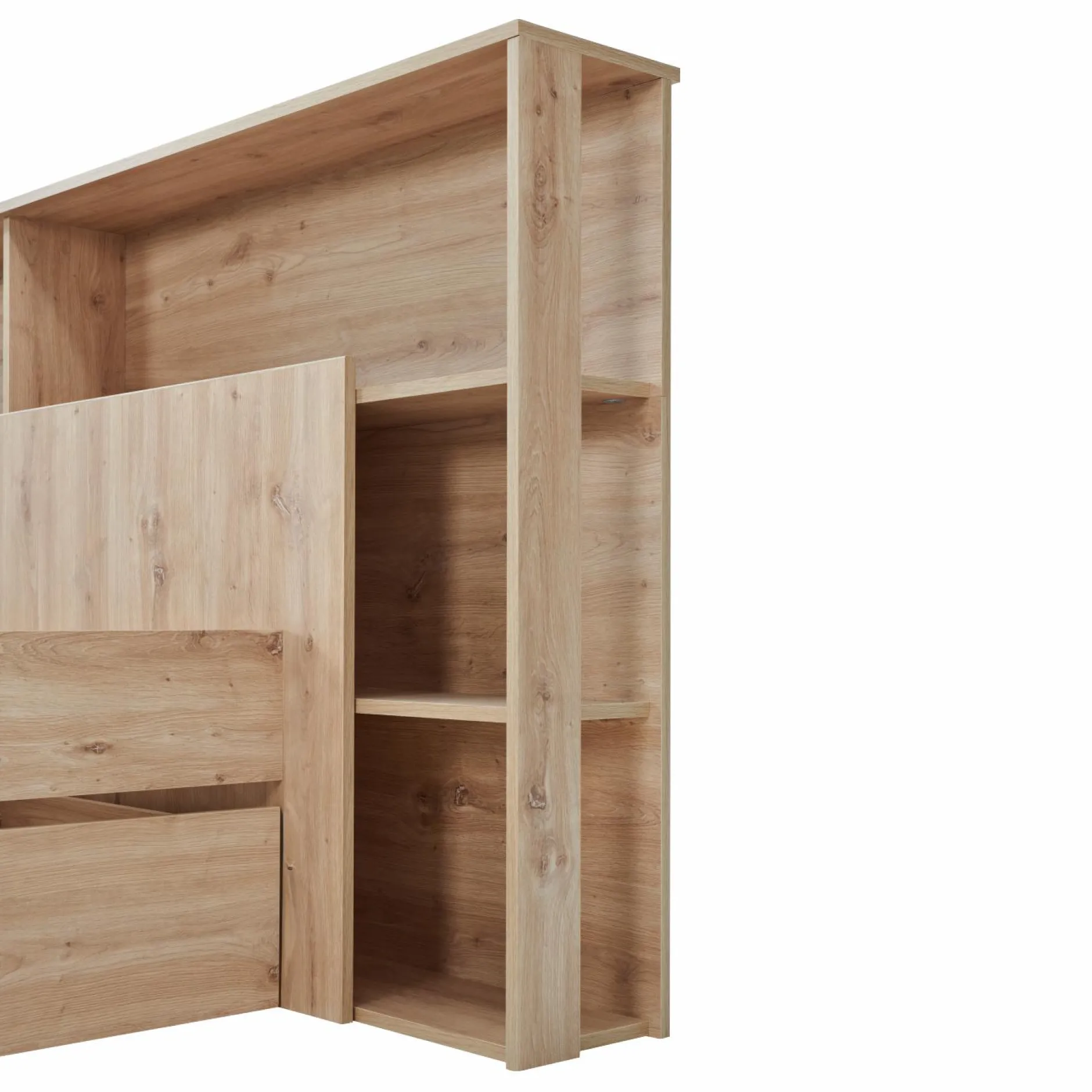 Lits Avec Rangement|Lits Avec Rangement>Camif Lit rangement Nature - 140 x 190 cm