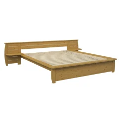 Lits Avec Rangement|Lits Avec Rangement></noscript>Camif Lit rangement Théo - - 160 x 200 cm Miel