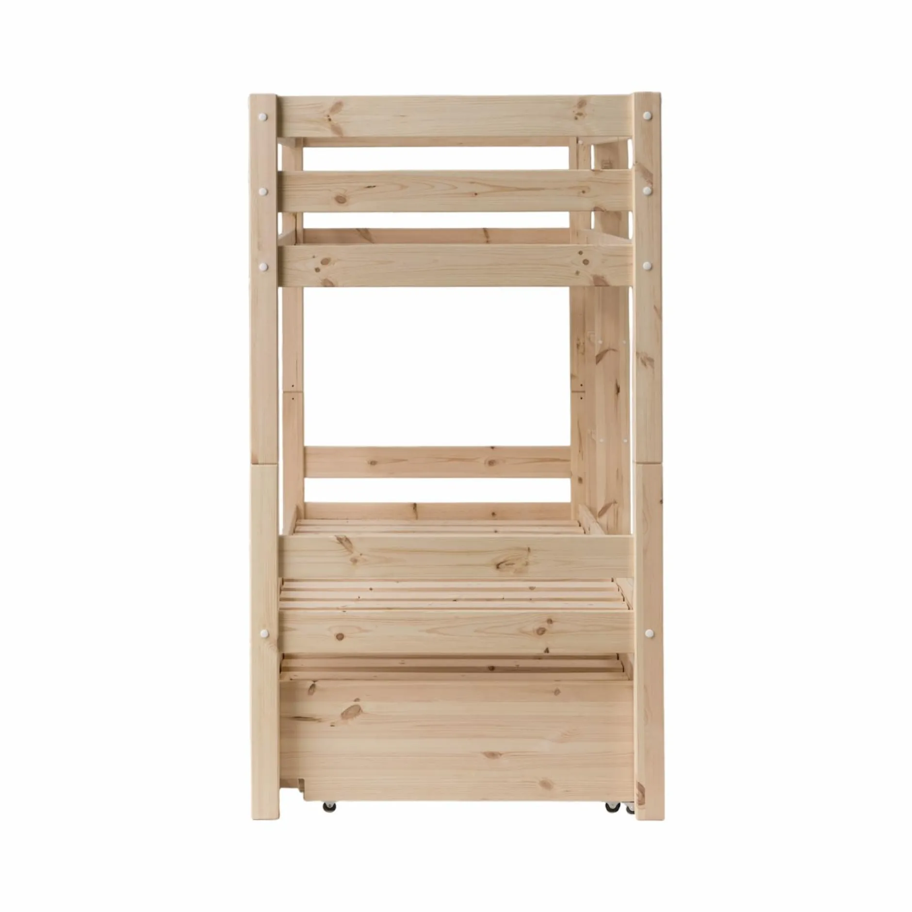 Chambres Enfant|Chambres Enfant>Camif Lits superposés gigognes 2 tiroirs bois massif Everest