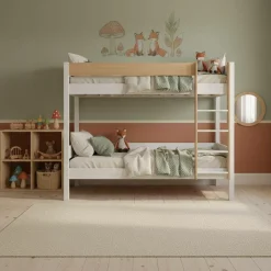 Chambres Enfant|Chambres Enfant>Camif Lits superposés Sylvio - Blanc/Bois