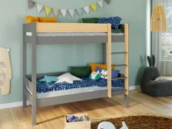 Chambres Enfant|Chambres Enfant>Camif Lits superposés Sylvio - Gris/Bois