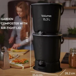 Composteurs D'Intérieur></noscript>Camif Lot de 2 composteurs d'intérieur Bokashi Essential