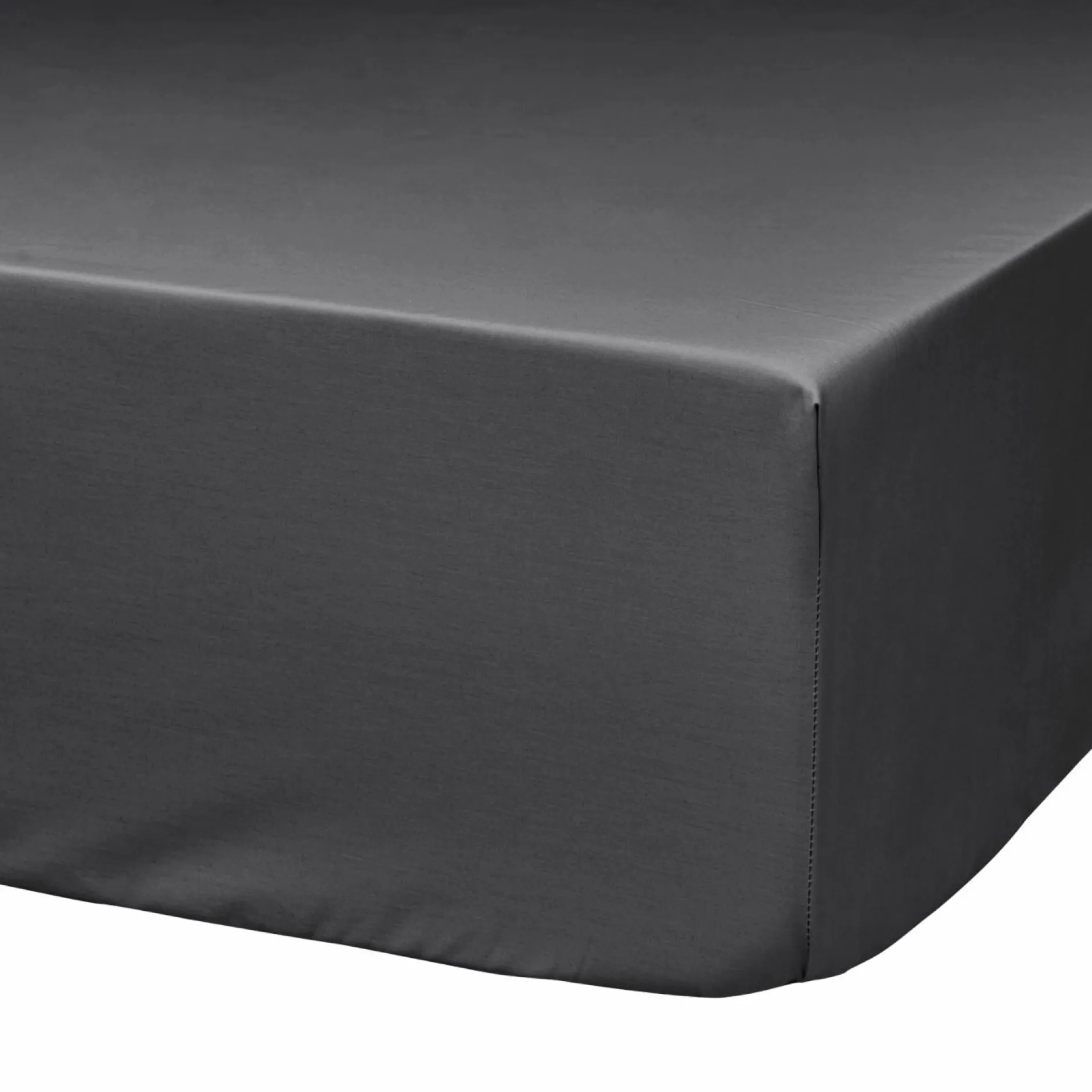 Draps Housse>Camif Lot de 2 draps housses matelas épais coton bio Fil & Sens - - 140 x 190 cm Anthracite